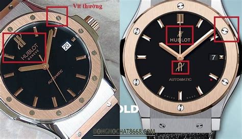 cách phân biệt đồng hồ hublot chính hãng và fake|phân biệt Hublot.